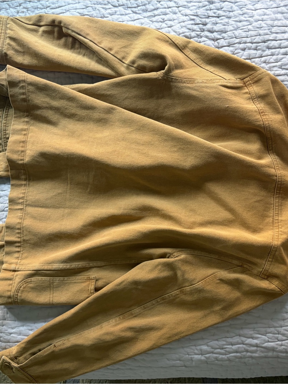 Alex Mill Beige Tan Work Denim Jacket - Picture 2 of 2